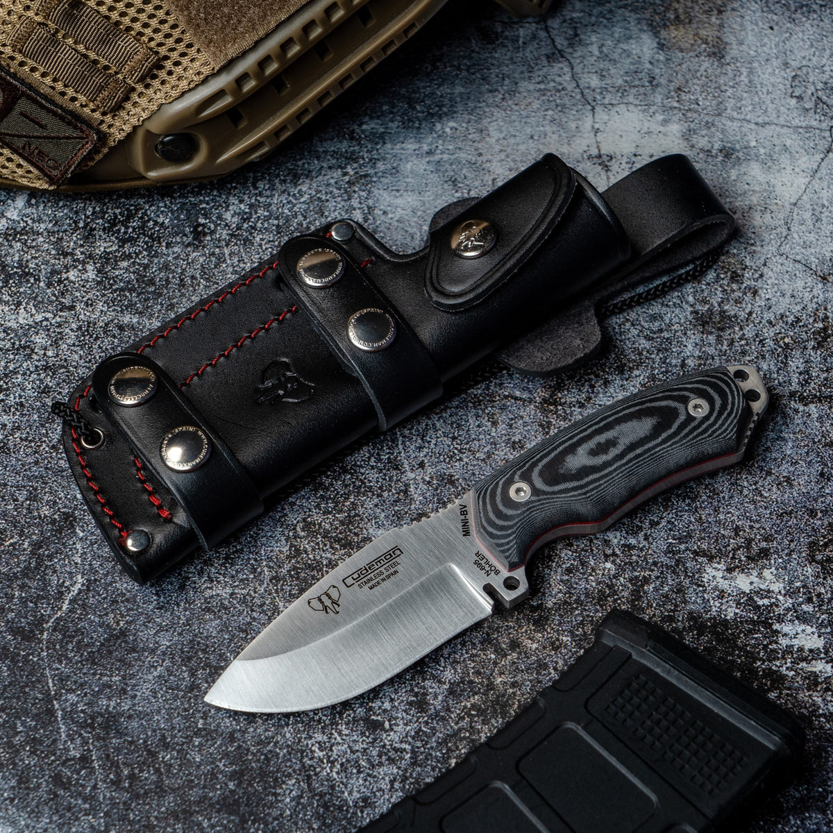 CUCHILLO MINI BOINA VERDE (115-B)