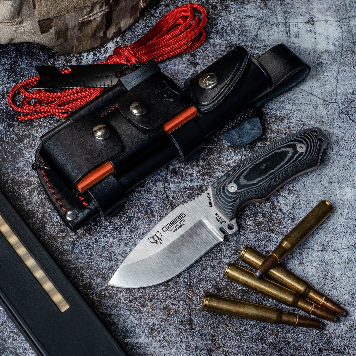 CUCHILLO MINI BOINA VERDE (115-B)