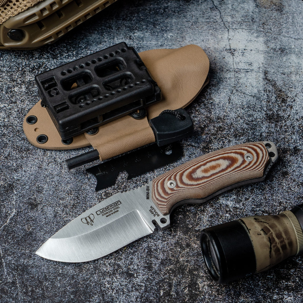 CUCHILLO MINI BOINA VERDE (115-B)