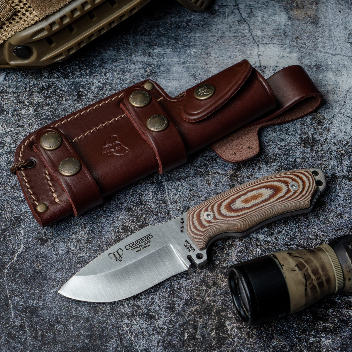 CUCHILLO MINI BOINA VERDE (115-B)