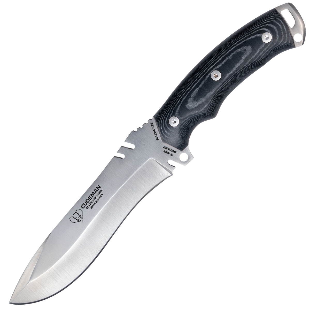 Cudeman Boina Verde Cadete Micarta negra