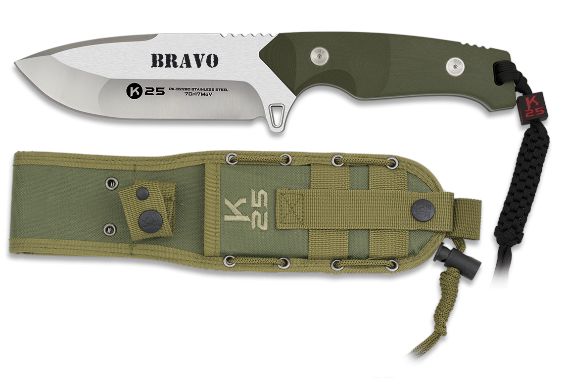 CUCHILLO TÁCTICO K25 BRAVO