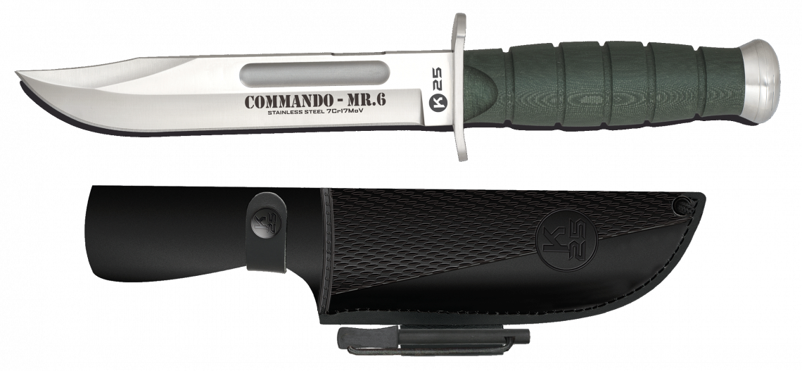 CUCHILLO TÁCTICO K25 COMMANDO-MR.6